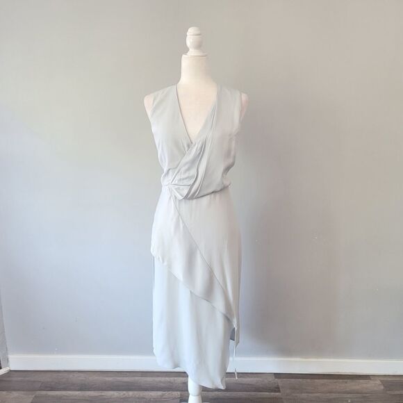 Top shop drape front midi dress - Picture 3 of 16